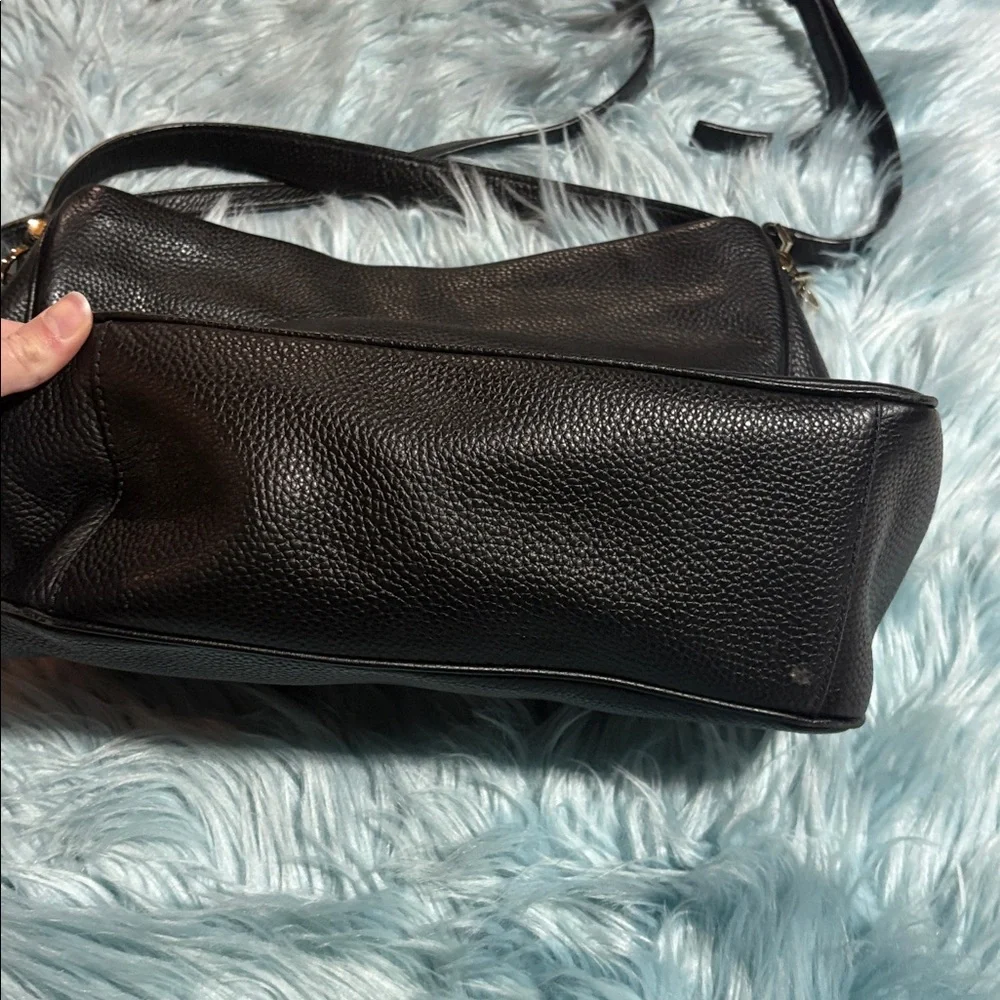 Kate Spade Michaela Chester Street Black Pebbled Leather Hobo Bag